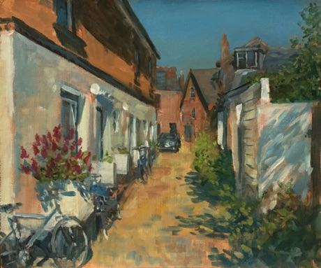 "Lympstone Cottages" 30 x 25cm
£350 framed £295 unframed